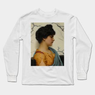 An Arcadian Beauty by John William Godward Long Sleeve T-Shirt